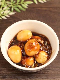 レンジで簡単!うずらで一瞬煮たまご-レシピのメイン写真