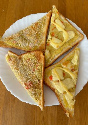 カレーポテトチーズトースト！-レシピのメイン写真