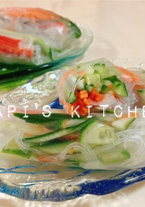 簡単！美味しい！生春巻き(o^^o)-レシピのメイン写真