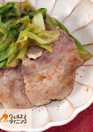 腎臓病食/豚肉とキャベツのピリ辛炒め-レシピのメイン写真