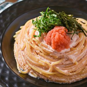 ワンパン明太クリームパスタ