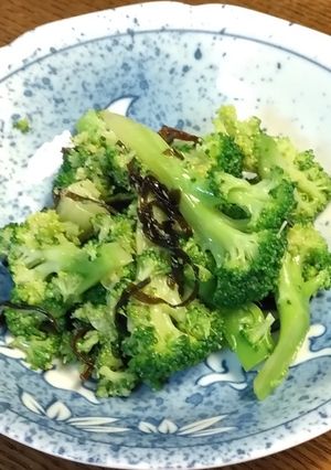 味つけ簡単!ブロッコリーの塩昆布和え-レシピのメイン写真