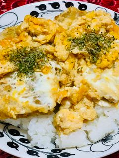 真いわしフライの卵とじ丼-レシピのメイン写真