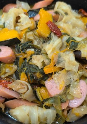 ドライトマト入り野菜のアヒージョ-レシピのメイン写真