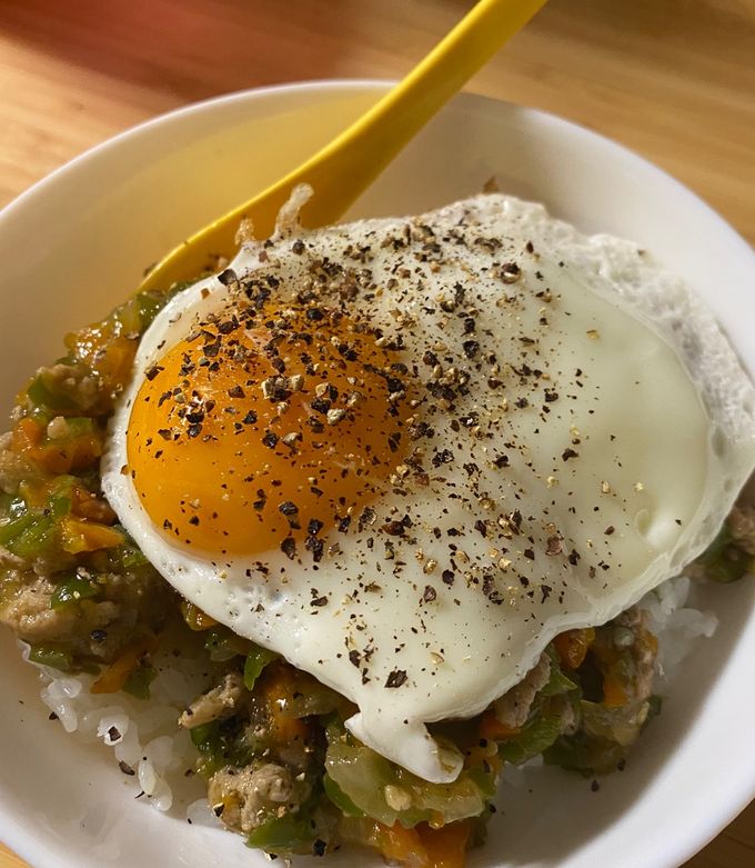 ひき肉ピーマンご飯-レシピのメイン写真