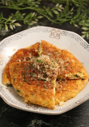 簡単！豆腐と納豆の卵焼き-レシピのメイン写真
