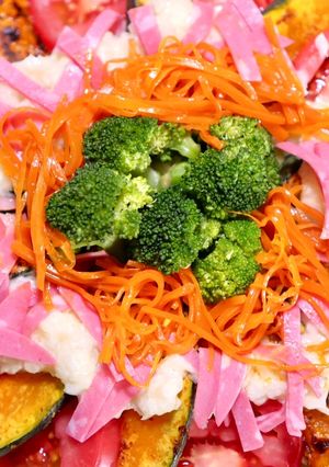 彩り野菜の満足サラダ-レシピのメイン写真