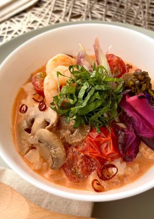 ご飯も麺も合う！簡単トムヤムクンスープ-レシピのメイン写真