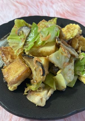 厚揚げとキャベツの卵とじ✨-レシピのメイン写真
