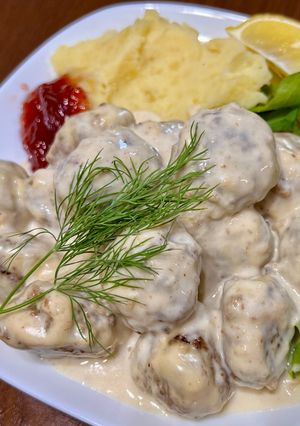 クリームソースミートボール🇸🇪SWE料理-レシピのメイン写真