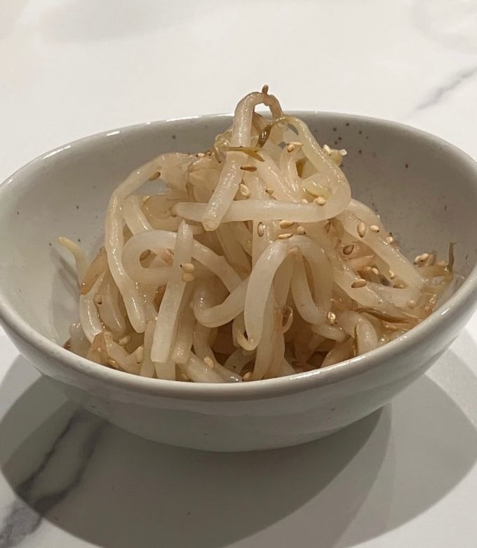 レンジでシャキシャキ「もやしのナムル」 by C.C.C.らぼ