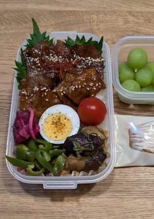 旦那弁当！牛カルビ焼肉弁当！-レシピのメイン写真