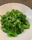 【お弁当にも】簡単副菜★じゃこピーマン