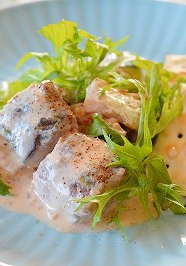 さば水煮缶のスイートチリマヨソース和え♪-レシピのメイン写真