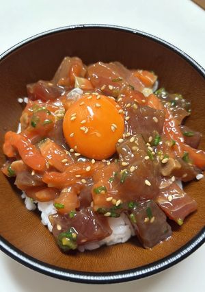 【混ぜるだけ】アボカドなし！ポキ丼-レシピのメイン写真
