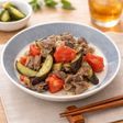 マキシマムが決め手ナスとトマトの豚肉炒め