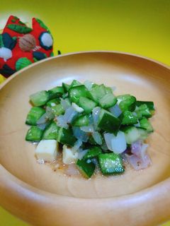 きゅうりとチーズのコロコロサラダ-レシピのメイン写真