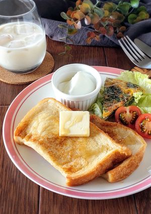 卵なし☆珈琲フレンチトースト。-レシピのメイン写真