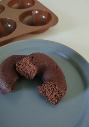 卵・油・乳不使用☆チョコバナナ蒸しケーキ-レシピのメイン写真