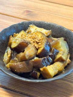 茄子の味噌炒め(茄子だけで)-レシピのメイン写真