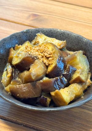 茄子の味噌炒め（茄子だけで）-レシピのメイン写真