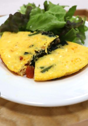＜健康レシピ＞チーズ入りトマトキッシュ-レシピのメイン写真