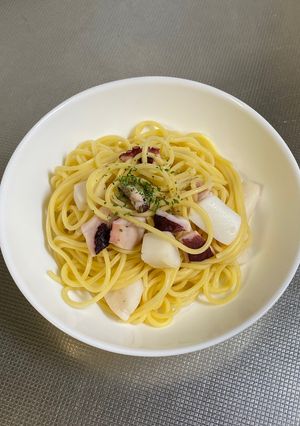 イカとタコの海鮮パスタ-レシピのメイン写真