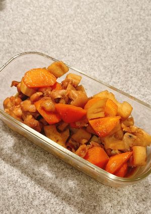 れんこんと鶏肉のいり煮-レシピのメイン写真
