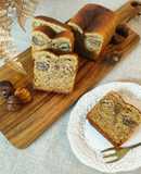 栗とほうじ茶のパウンドケーキ