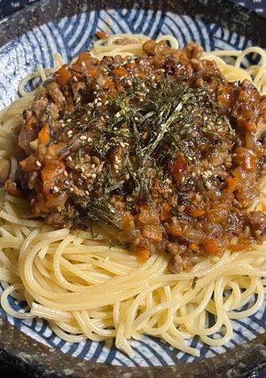 スパゲティ・和風ボロネーゼ-レシピのメイン写真
