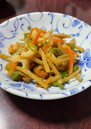 きんぴらごぼう-レシピのメイン写真