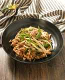 もやしとピーマンのひき肉あんかけ