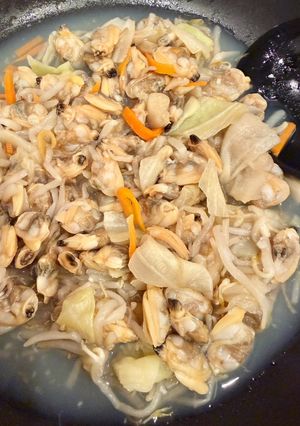 超簡単！すぐメイン🍽️冷凍むきあさりと野菜の酒蒸し-レシピのメイン写真