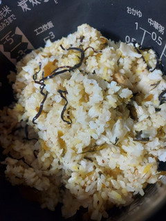 【簡単時短】焼とろかれいと高菜混ぜご飯-レシピのメイン写真