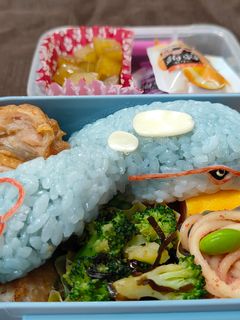 カイオーガ弁当☆ポケモンキャラ弁-レシピのメイン写真