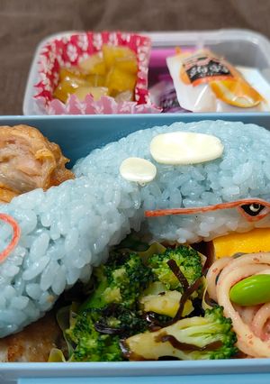 カイオーガ弁当☆ポケモンキャラ弁-レシピのメイン写真