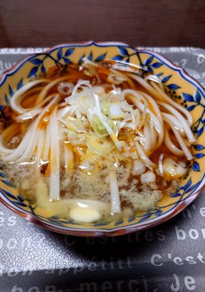 簡単！バター醤油な釜揚げうどん-レシピのメイン写真