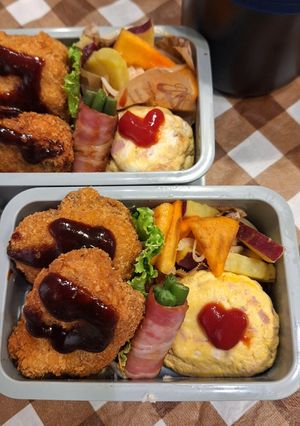高１男子とパパの弁当241114-レシピのメイン写真