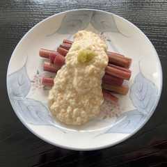 รูปของ 赤ずいきの白和え