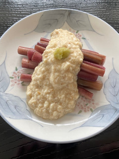 赤ずいきの白和え-レシピのメイン写真