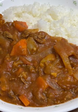 トマト缶を使った無水カレー🍛-レシピのメイン写真