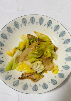 簡単！豚肉の野菜炒め🫛-レシピのメイン写真