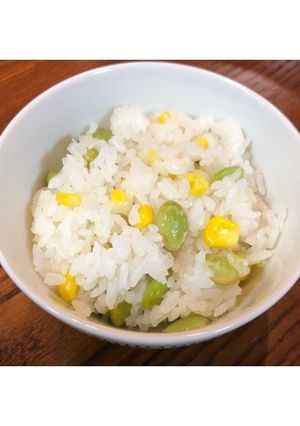 枝豆コーンごはん-レシピのメイン写真