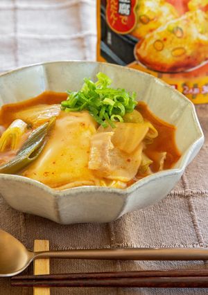 豚キムチ雑煮-レシピのメイン写真