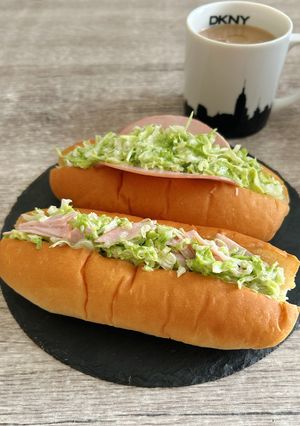 ♥キャベツたっぷりのからしパン♥-レシピのメイン写真