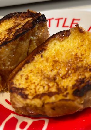 フランスパンのフレンチトースト-レシピのメイン写真