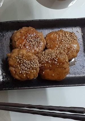 こくウマ!和風鳥肉ハンバーグ-レシピのメイン写真
