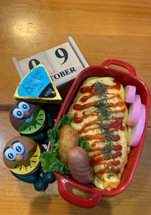 高二長女　お弁当(オムライス7)-レシピのメイン写真
