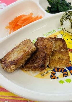 【親子で食べる幼児食】　まぐろの竜田揚げ-レシピのメイン写真