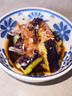 茄子の電子レンジで簡単ズボラ副菜(笑)-レシピのメイン写真